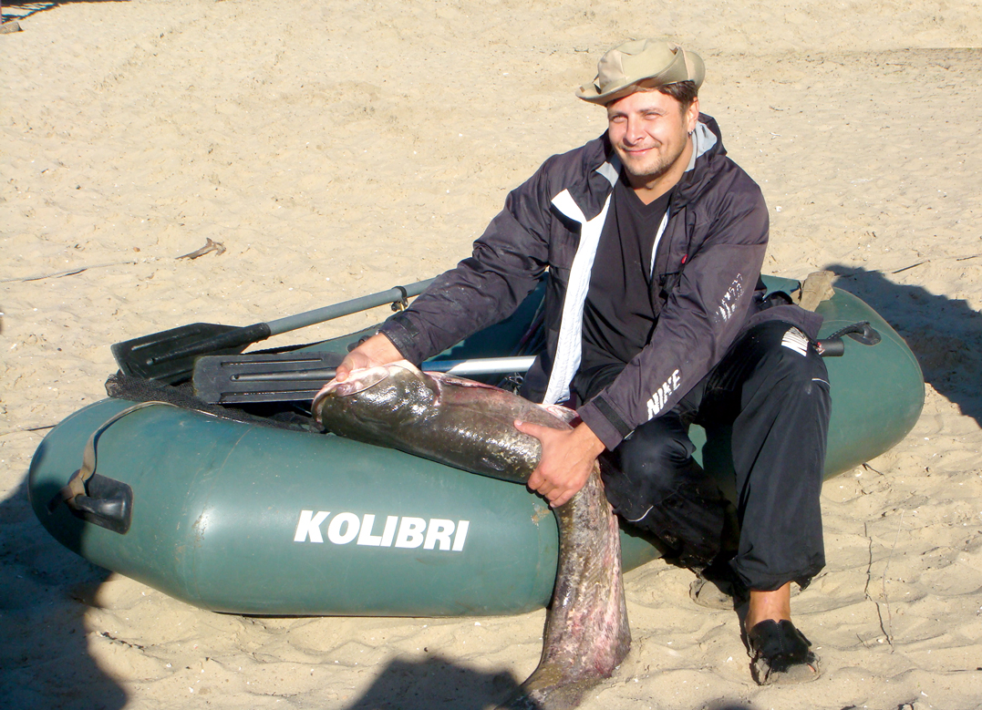 Удачная рыбалка на надувной гребной лодке «Колибри» К-240 выпуска 2004 г.